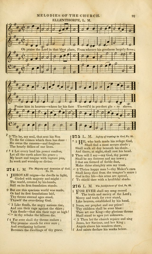 Melodies of the Church: a collection of psalms and hymns adapted to publick and social worship, seasons of revival, monthly concerts of prayer, and various similar occasions... page 93