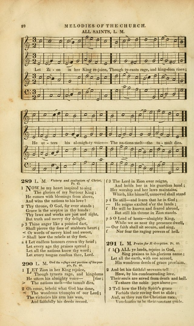 Melodies of the Church: a collection of psalms and hymns adapted to publick and social worship, seasons of revival, monthly concerts of prayer, and various similar occasions... page 98