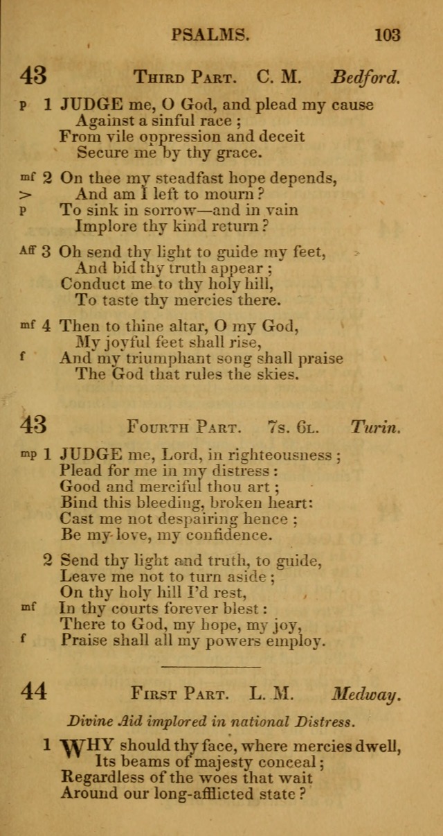 Manual of Christian Psalmody: a collection of psalms and hymns for public worship page 105