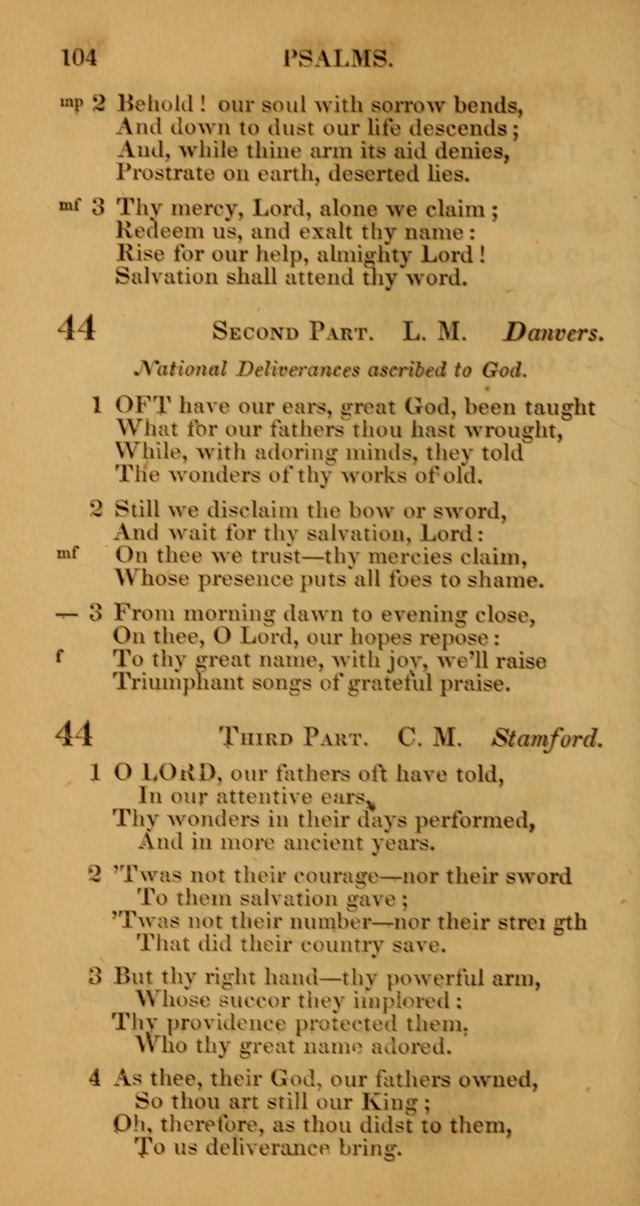 Manual of Christian Psalmody: a collection of psalms and hymns for public worship page 106