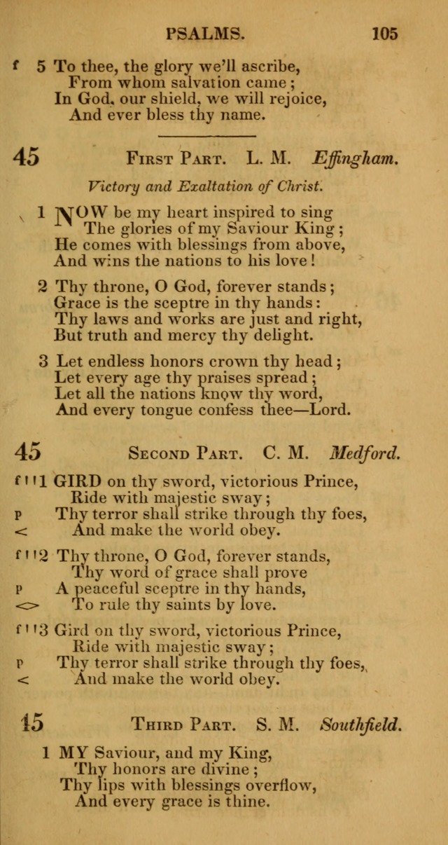 Manual of Christian Psalmody: a collection of psalms and hymns for public worship page 107