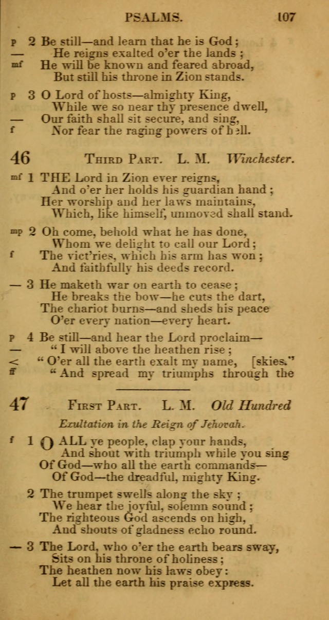 Manual of Christian Psalmody: a collection of psalms and hymns for public worship page 109