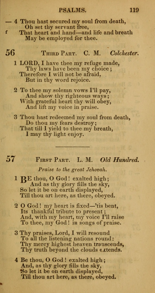 Manual of Christian Psalmody: a collection of psalms and hymns for public worship page 121