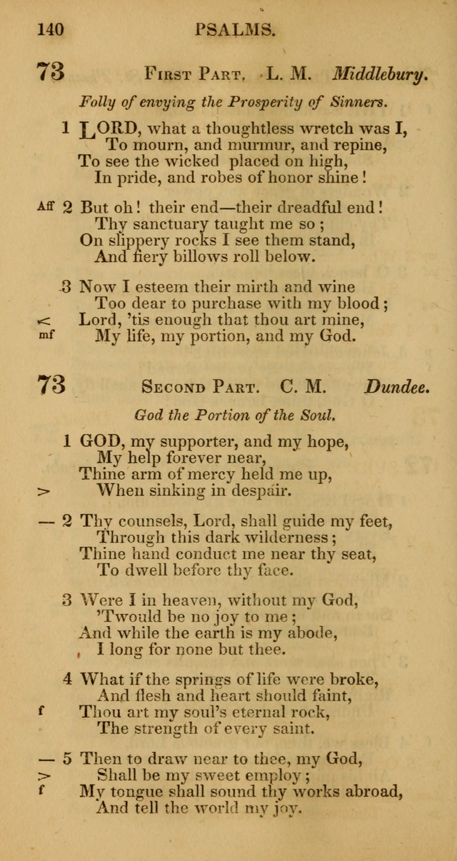 Manual of Christian Psalmody: a collection of psalms and hymns for public worship page 142