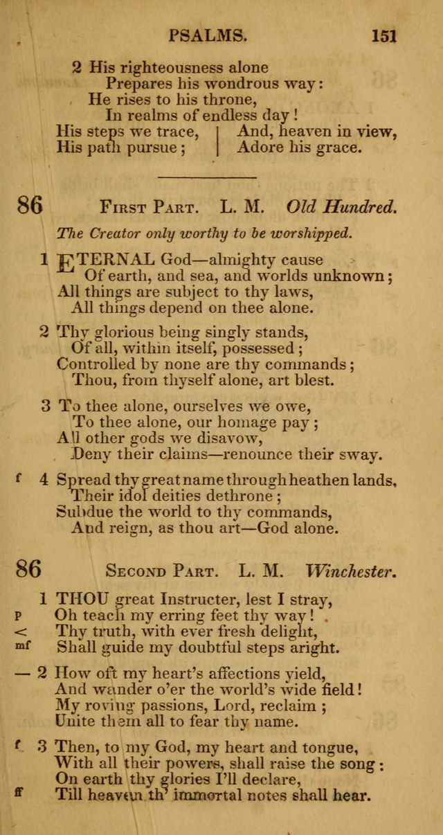 Manual of Christian Psalmody: a collection of psalms and hymns for public worship page 153