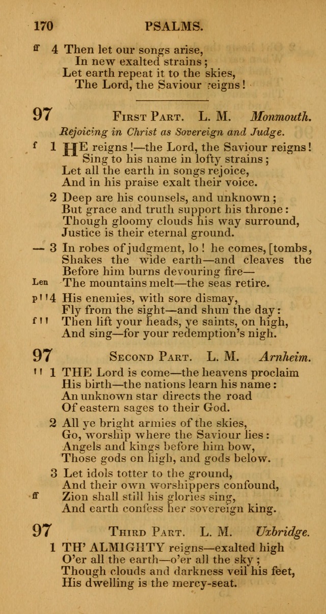 Manual of Christian Psalmody: a collection of psalms and hymns for public worship page 172