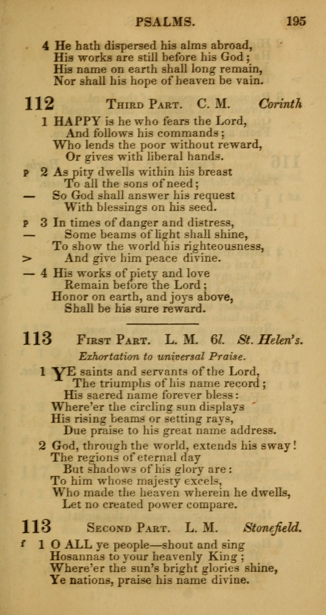 Manual of Christian Psalmody: a collection of psalms and hymns for public worship page 197