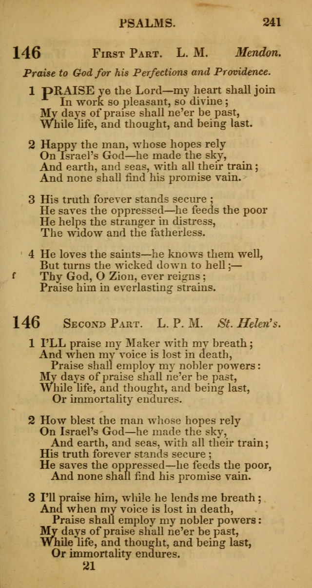 Manual of Christian Psalmody: a collection of psalms and hymns for public worship page 243