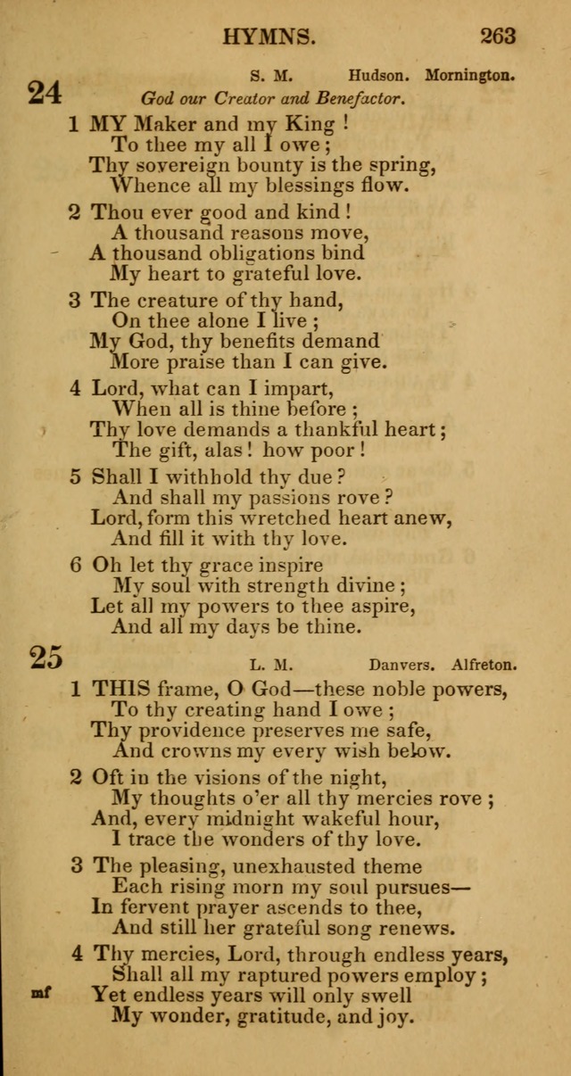 Manual of Christian Psalmody: a collection of psalms and hymns for public worship page 265