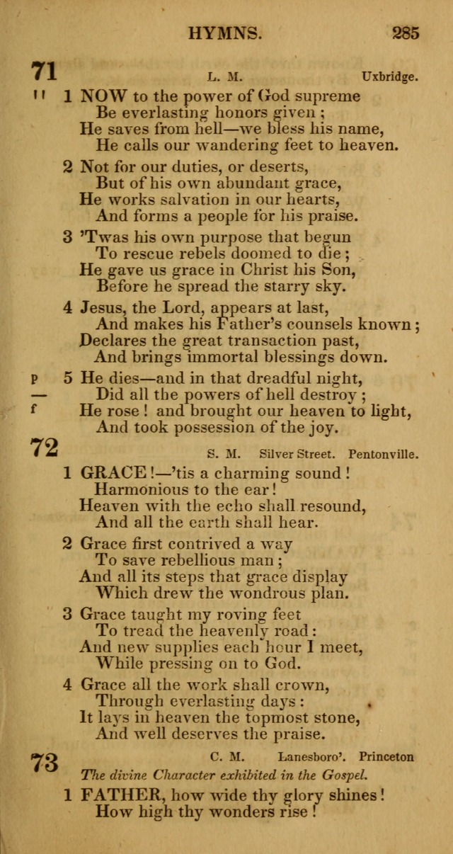 Manual of Christian Psalmody: a collection of psalms and hymns for public worship page 287