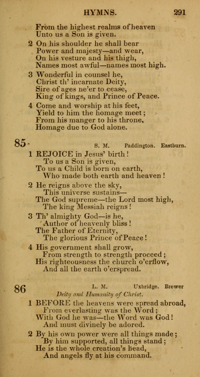 Manual of Christian Psalmody: a collection of psalms and hymns for public worship page 293