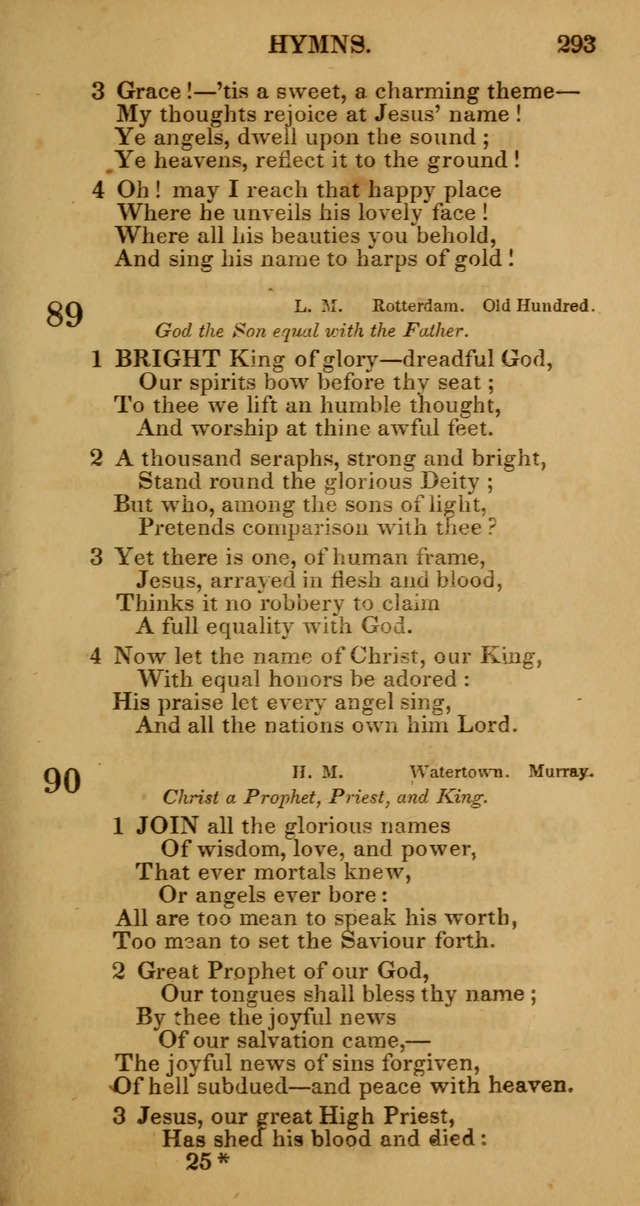 Manual of Christian Psalmody: a collection of psalms and hymns for public worship page 295