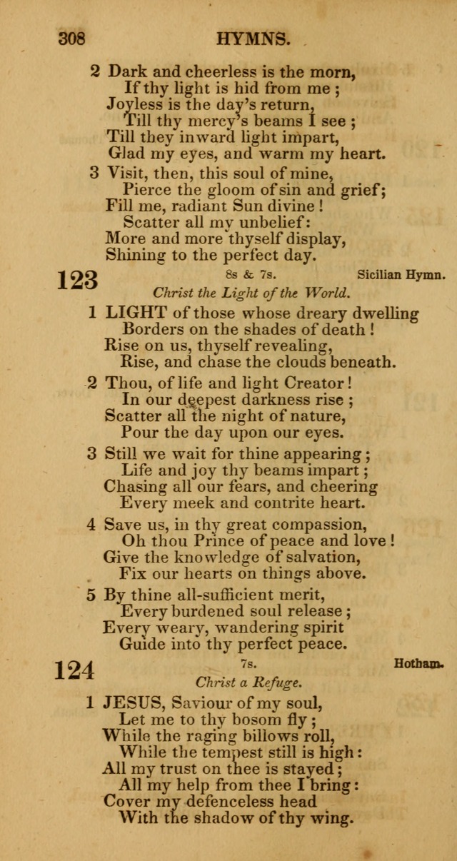 Manual of Christian Psalmody: a collection of psalms and hymns for public worship page 310