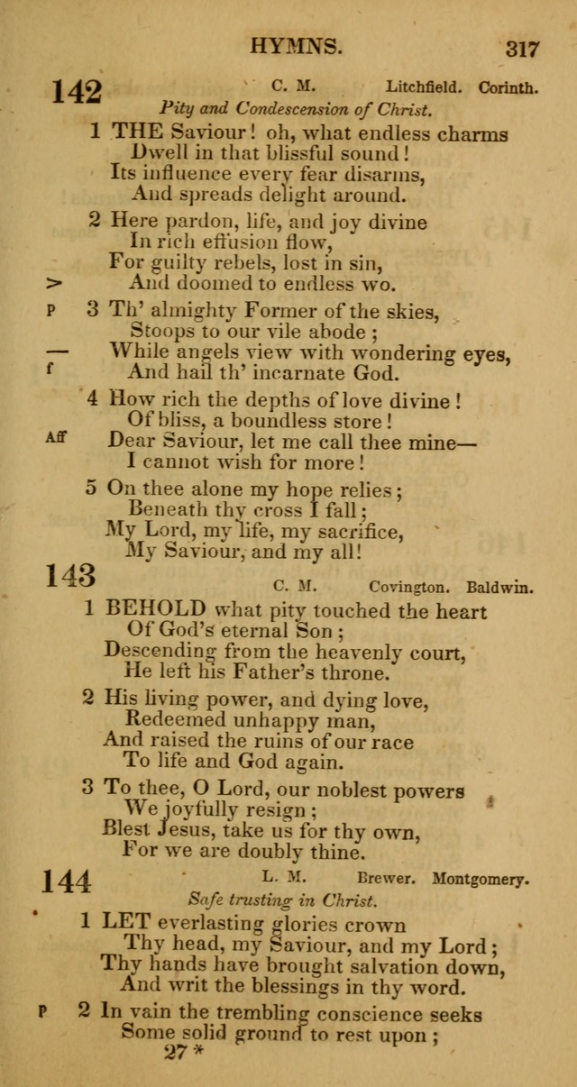 Manual of Christian Psalmody: a collection of psalms and hymns for public worship page 319