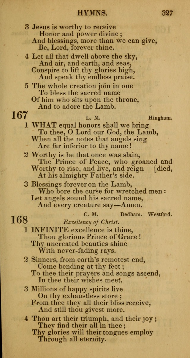 Manual of Christian Psalmody: a collection of psalms and hymns for public worship page 329