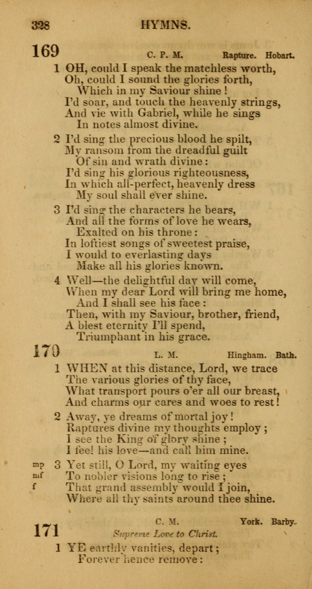 Manual of Christian Psalmody: a collection of psalms and hymns for public worship page 330