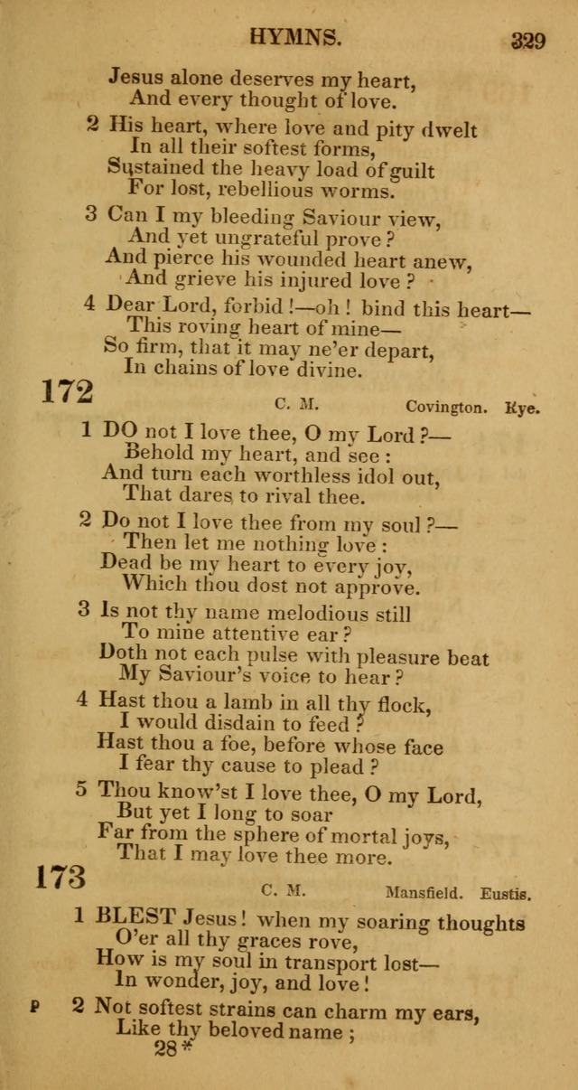 Manual of Christian Psalmody: a collection of psalms and hymns for public worship page 331