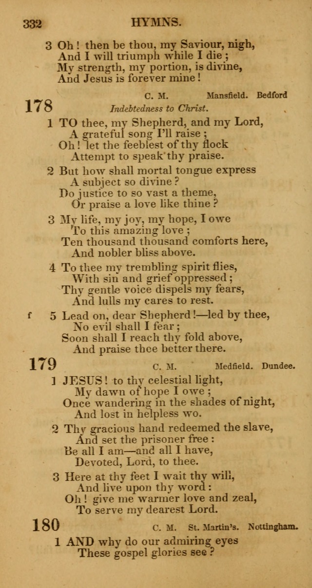 Manual of Christian Psalmody: a collection of psalms and hymns for public worship page 334