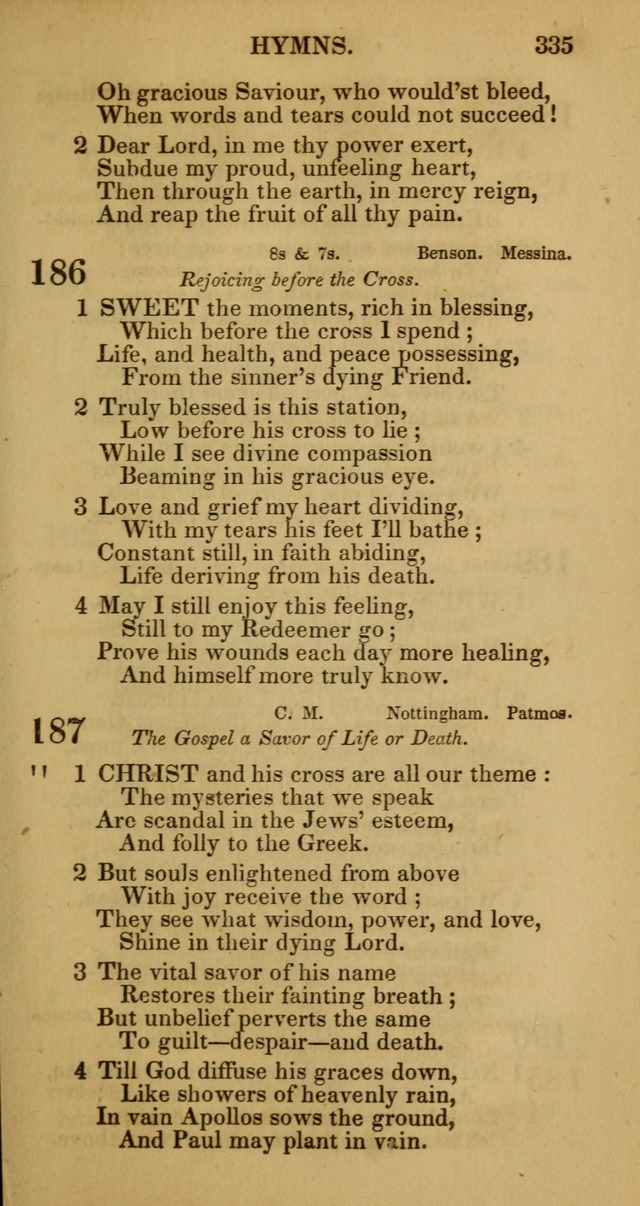 Manual of Christian Psalmody: a collection of psalms and hymns for public worship page 337