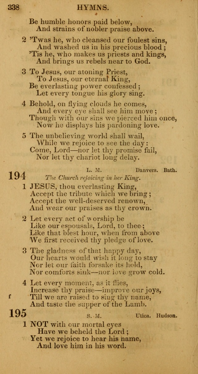 Manual of Christian Psalmody: a collection of psalms and hymns for public worship page 340