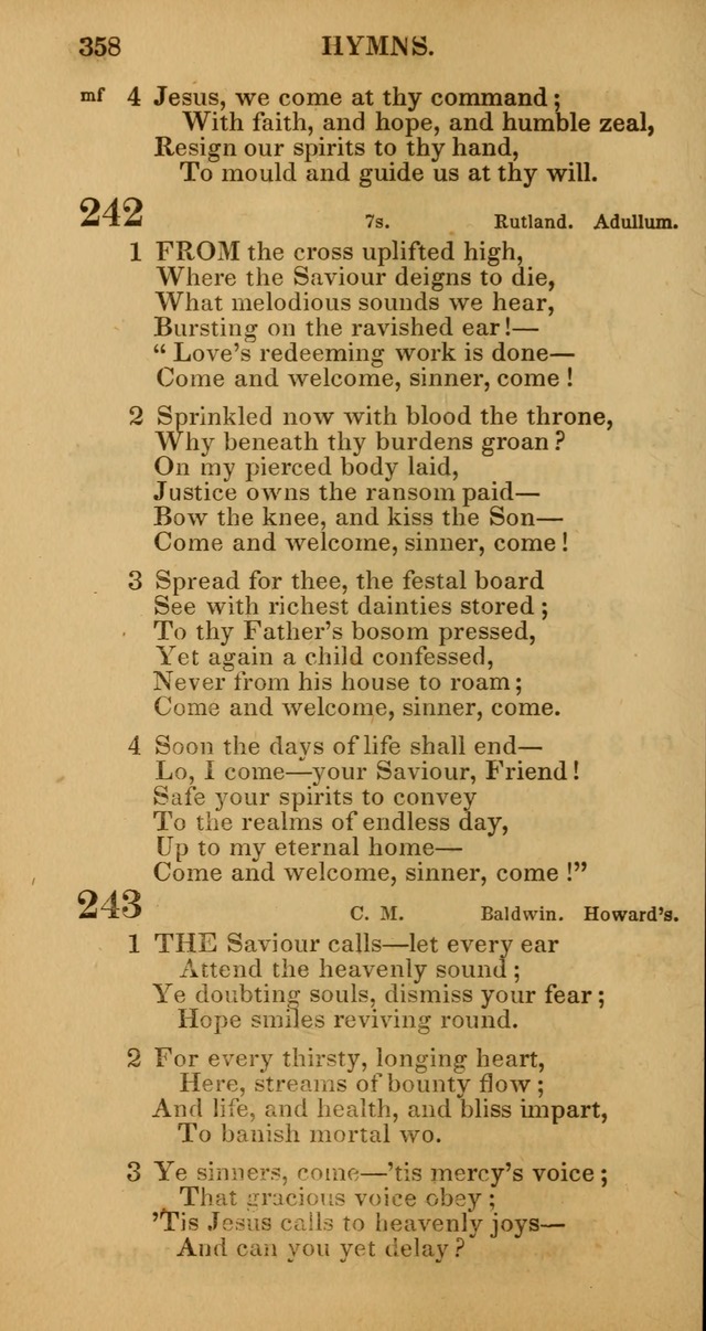 Manual of Christian Psalmody: a collection of psalms and hymns for public worship page 360