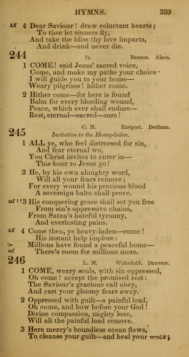 Manual of Christian Psalmody: a collection of psalms and hymns for public worship page 361