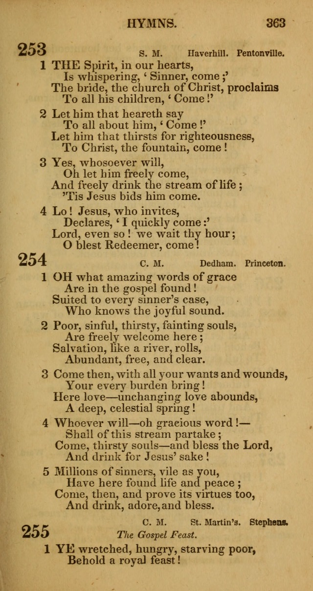 Manual of Christian Psalmody: a collection of psalms and hymns for public worship page 365