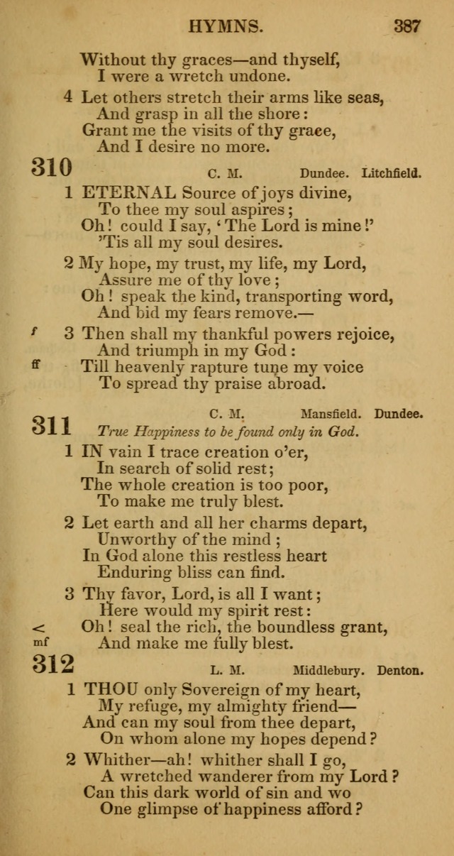 Manual of Christian Psalmody: a collection of psalms and hymns for public worship page 389