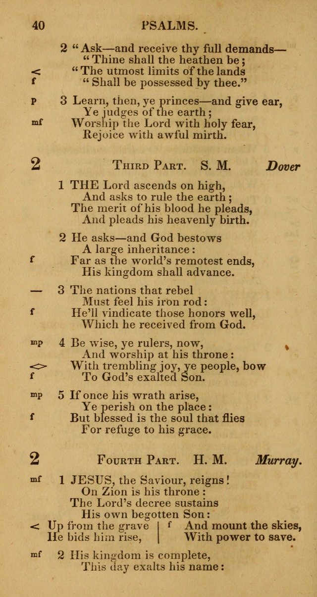 Manual of Christian Psalmody: a collection of psalms and hymns for public worship page 40