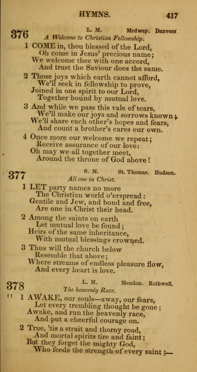 Manual of Christian Psalmody: a collection of psalms and hymns for public worship page 419