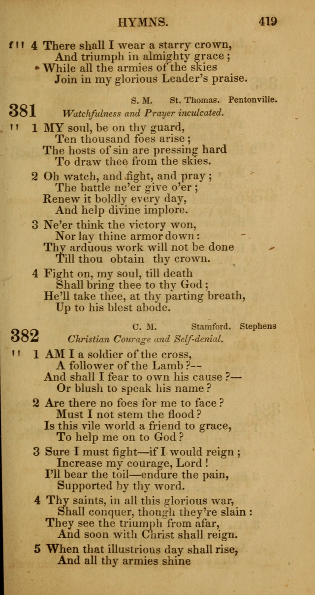 Manual of Christian Psalmody: a collection of psalms and hymns for public worship page 421