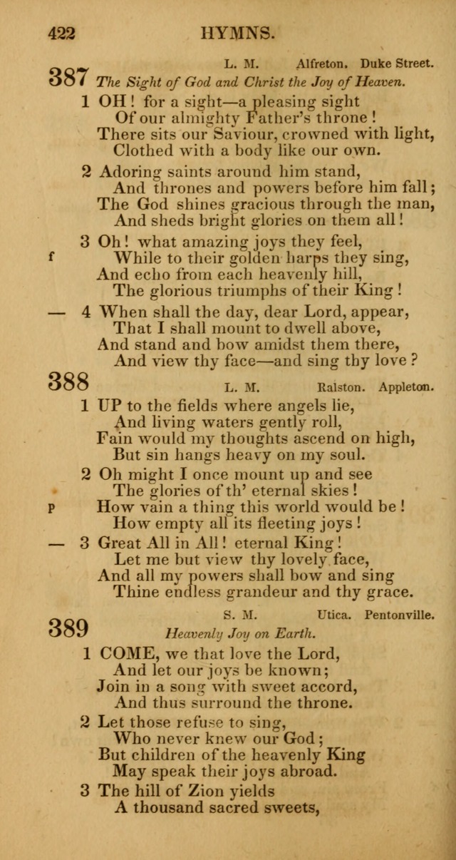 Manual of Christian Psalmody: a collection of psalms and hymns for public worship page 424