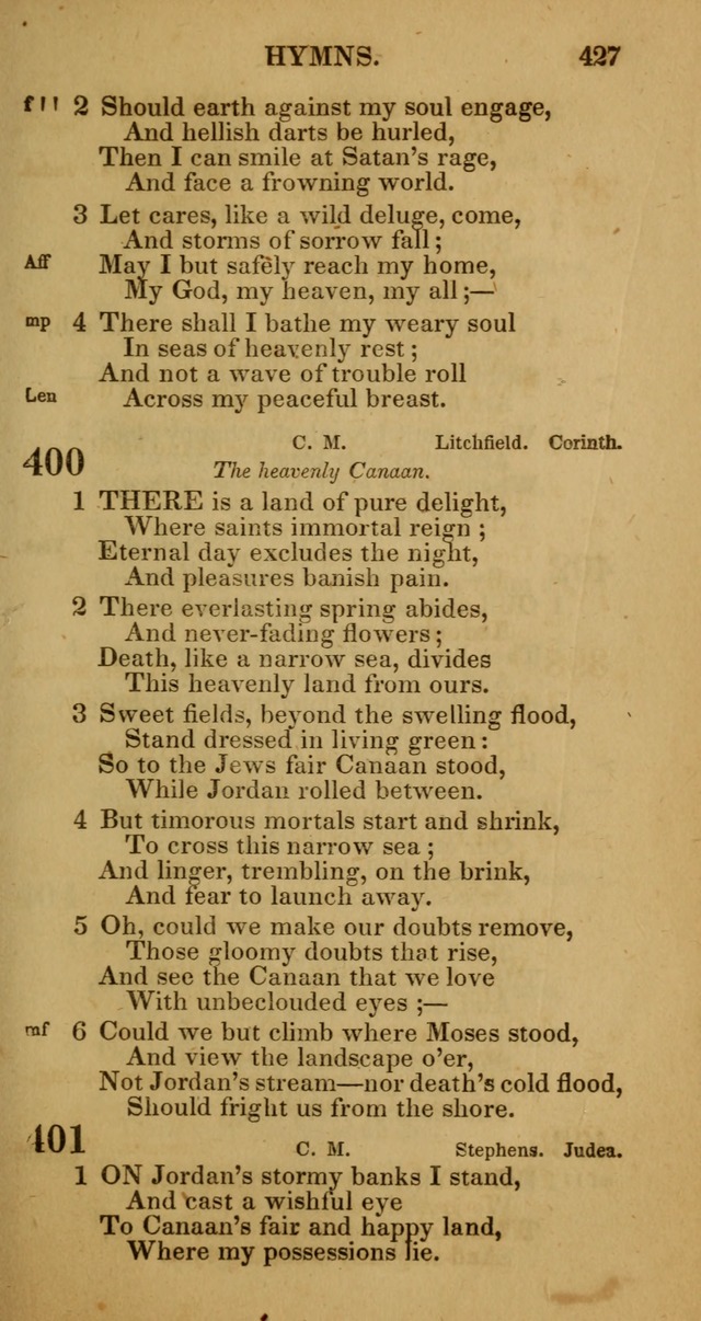 Manual of Christian Psalmody: a collection of psalms and hymns for public worship page 429