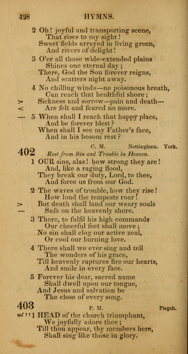 Manual of Christian Psalmody: a collection of psalms and hymns for public worship page 430