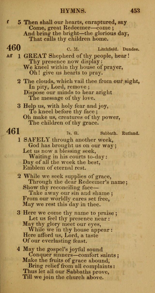 Manual of Christian Psalmody: a collection of psalms and hymns for public worship page 455