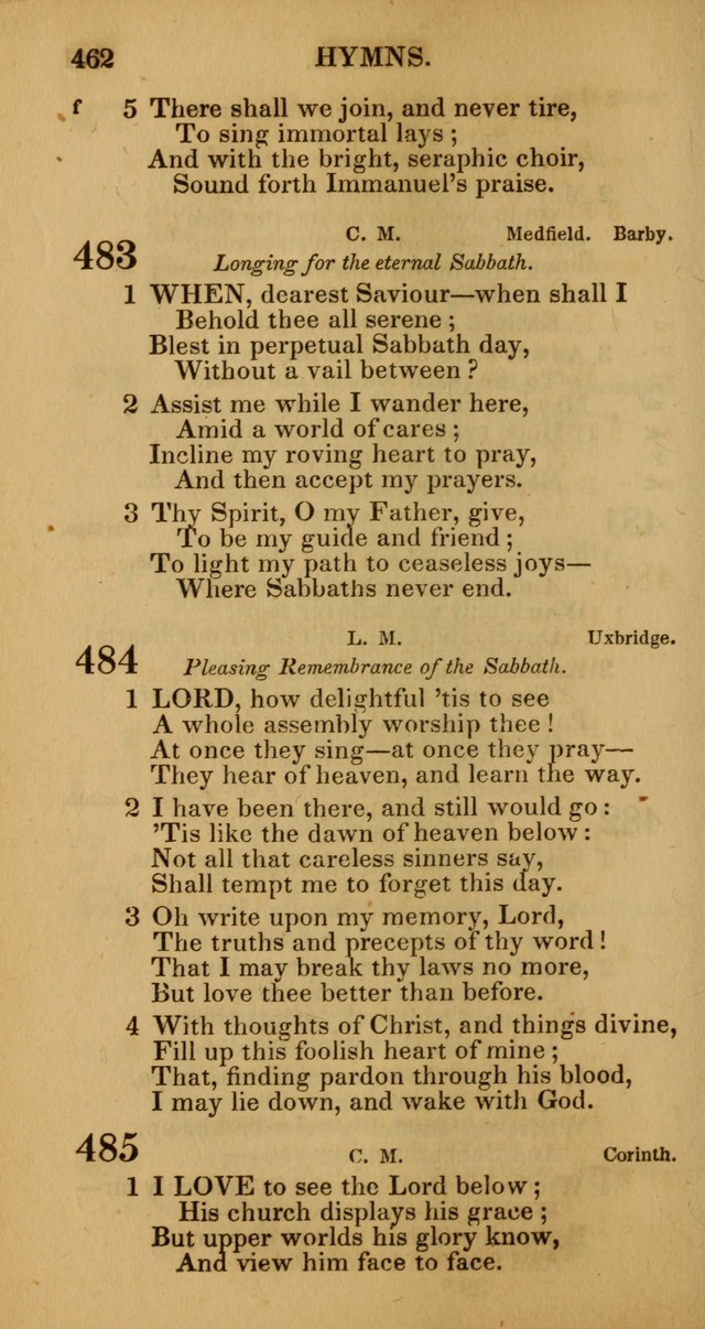 Manual of Christian Psalmody: a collection of psalms and hymns for public worship page 464