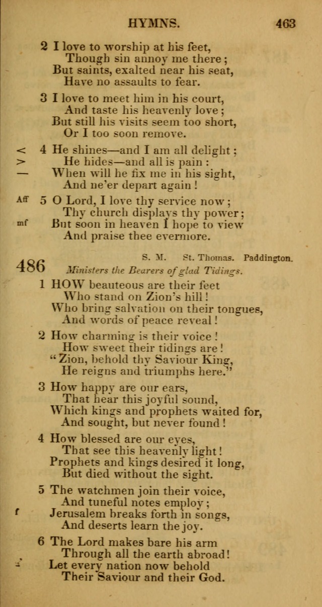 Manual of Christian Psalmody: a collection of psalms and hymns for public worship page 465