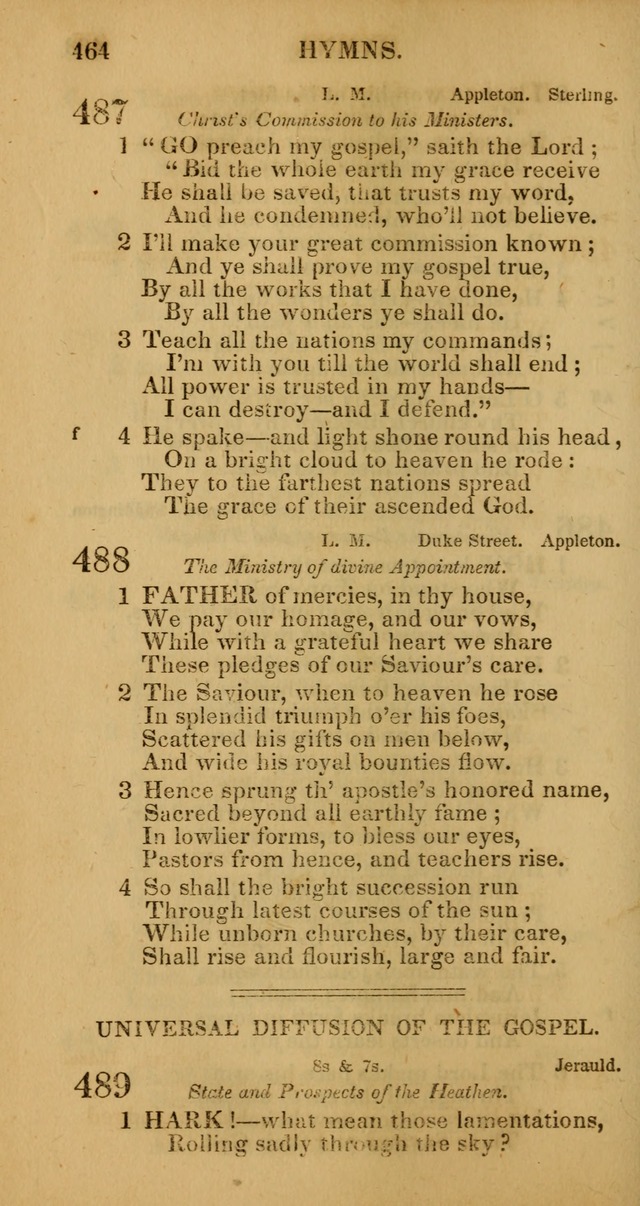 Manual of Christian Psalmody: a collection of psalms and hymns for public worship page 466