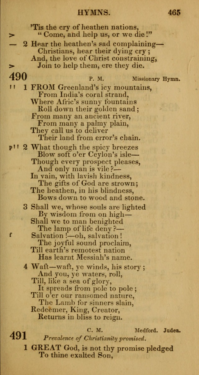 Manual of Christian Psalmody: a collection of psalms and hymns for public worship page 467