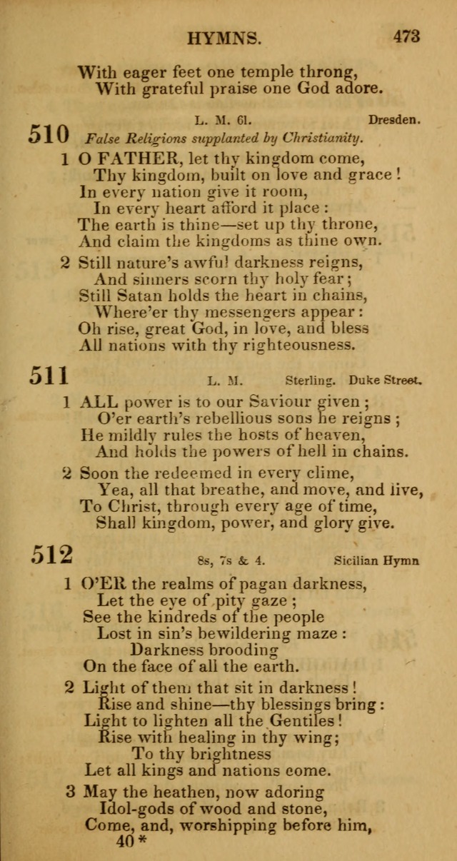 Manual of Christian Psalmody: a collection of psalms and hymns for public worship page 475