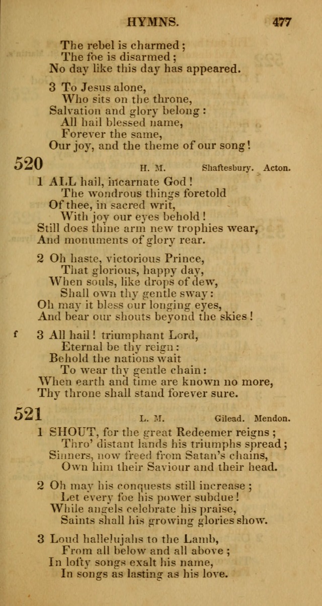 Manual of Christian Psalmody: a collection of psalms and hymns for public worship page 479