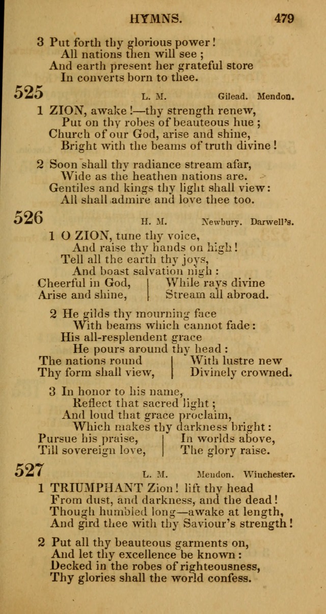 Manual of Christian Psalmody: a collection of psalms and hymns for public worship page 481