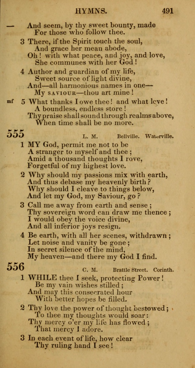 Manual of Christian Psalmody: a collection of psalms and hymns for public worship page 493