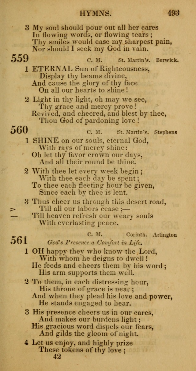 Manual of Christian Psalmody: a collection of psalms and hymns for public worship page 495