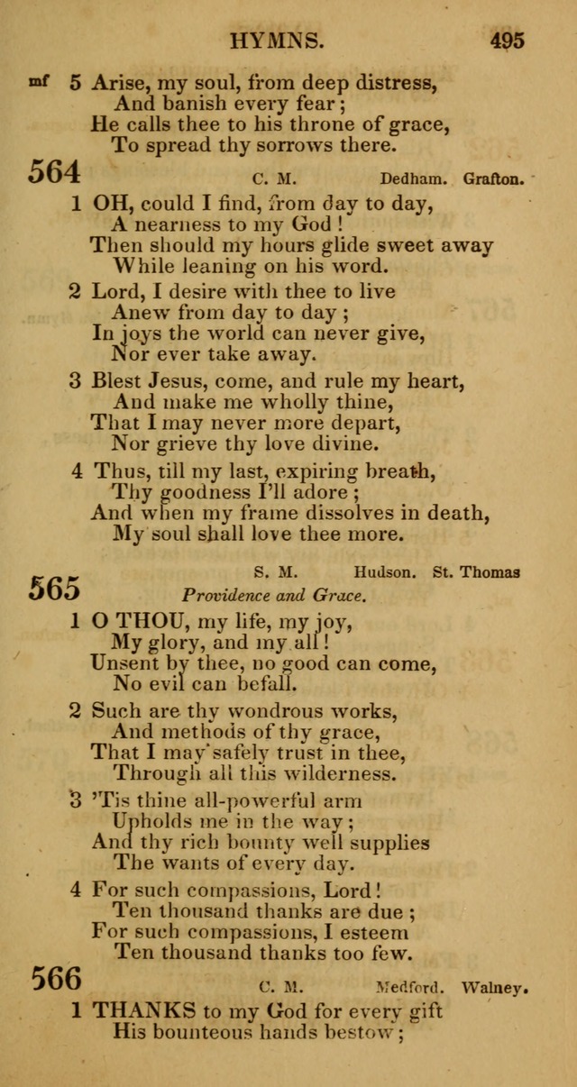 Manual of Christian Psalmody: a collection of psalms and hymns for public worship page 497