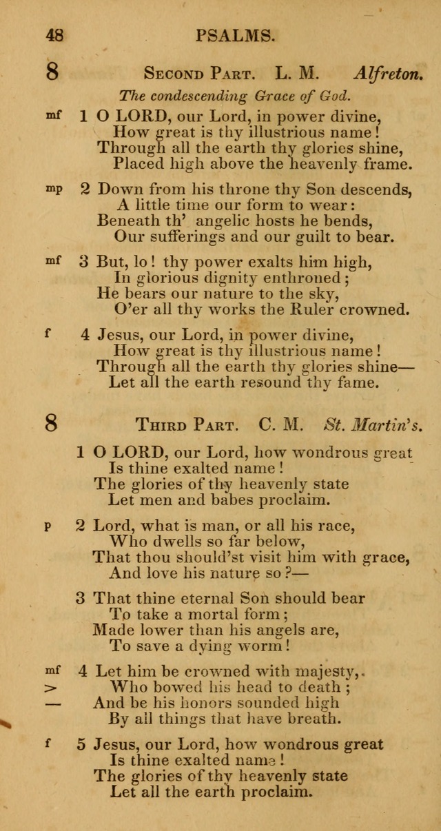 Manual of Christian Psalmody: a collection of psalms and hymns for public worship page 50