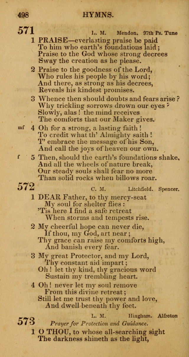 Manual of Christian Psalmody: a collection of psalms and hymns for public worship page 500