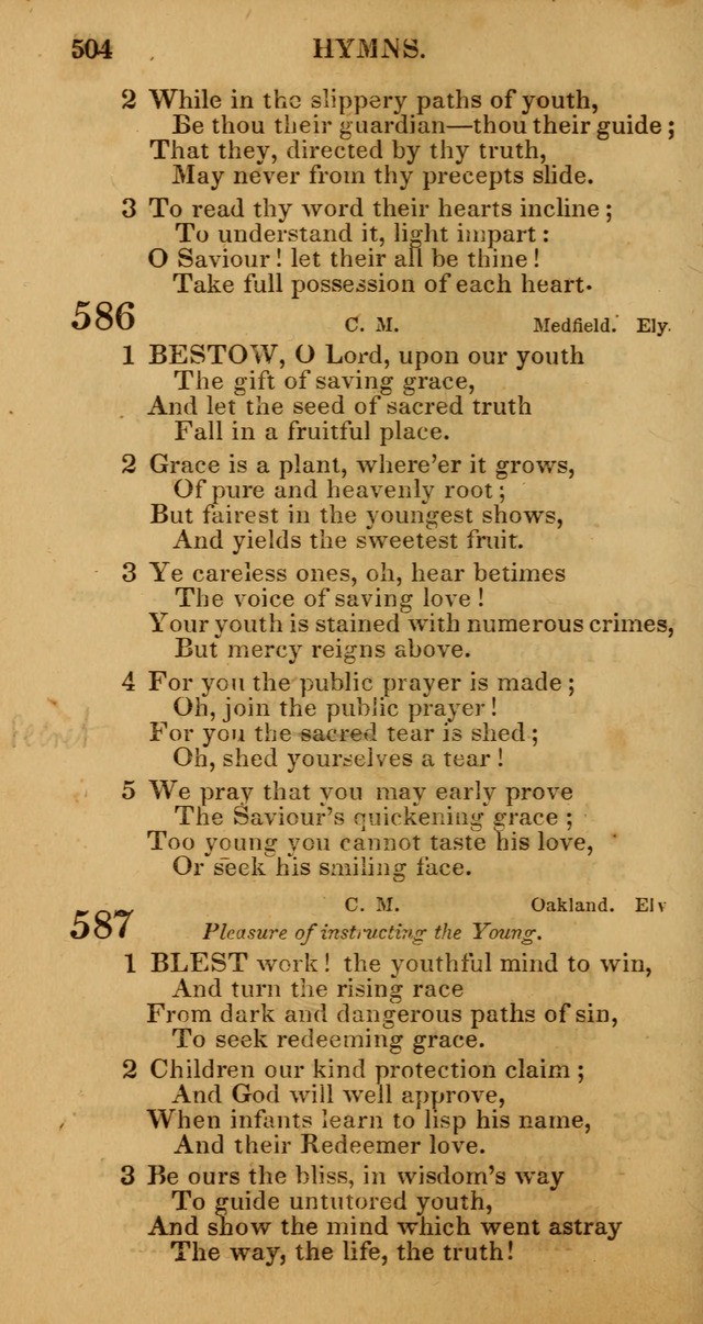 Manual of Christian Psalmody: a collection of psalms and hymns for public worship page 506