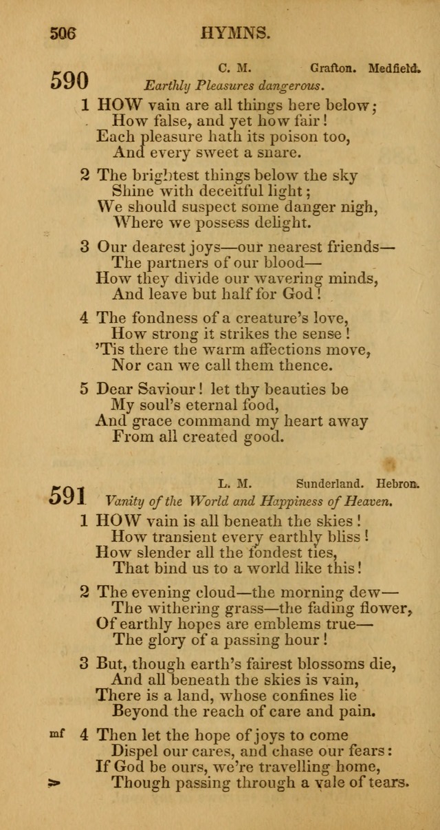 Manual of Christian Psalmody: a collection of psalms and hymns for public worship page 508