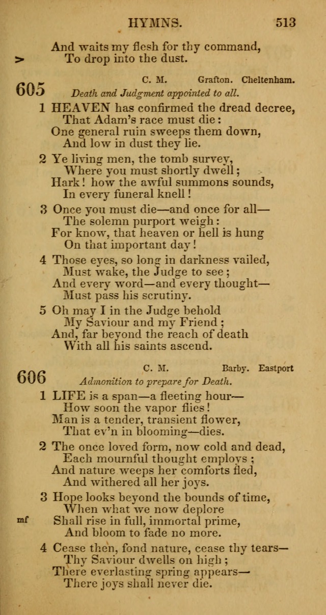 Manual of Christian Psalmody: a collection of psalms and hymns for public worship page 515